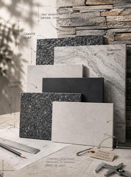 Outdoor Kitchen Design Materials