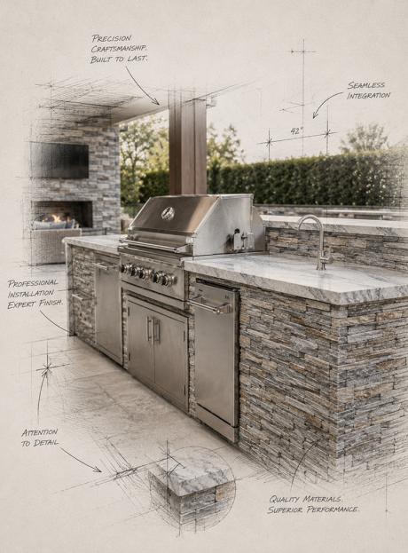 Outdoor Kitchen Workmanship